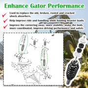 DURAFORCE for John Deere Gator HPX 615E 815E XUV620I 4x4 AM137957 AM135372 Shock Absorber
