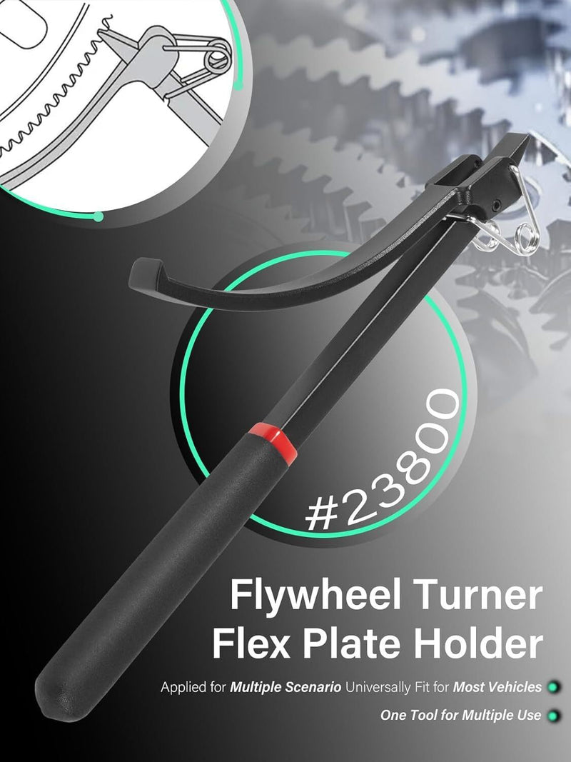 DURAFORCE 23800 Flywheel Turner Flex Plate Holder Flywheel Turning Tool for Most Vehicles