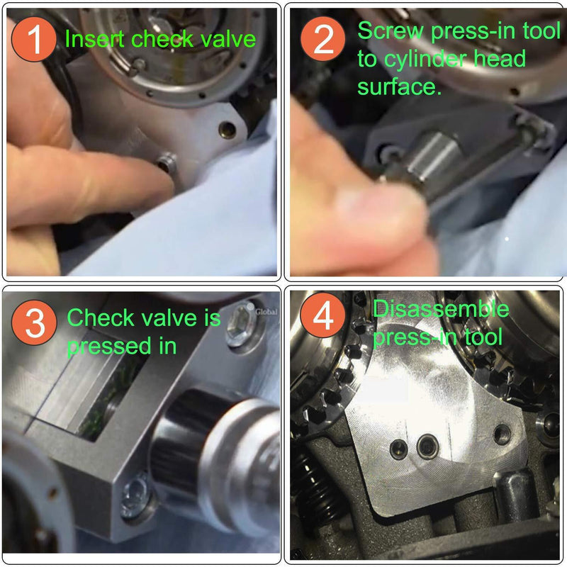 DURAFORCE 6637 Inner Chain Check Valve Installer for Mercedes-Benz M276 Engine
