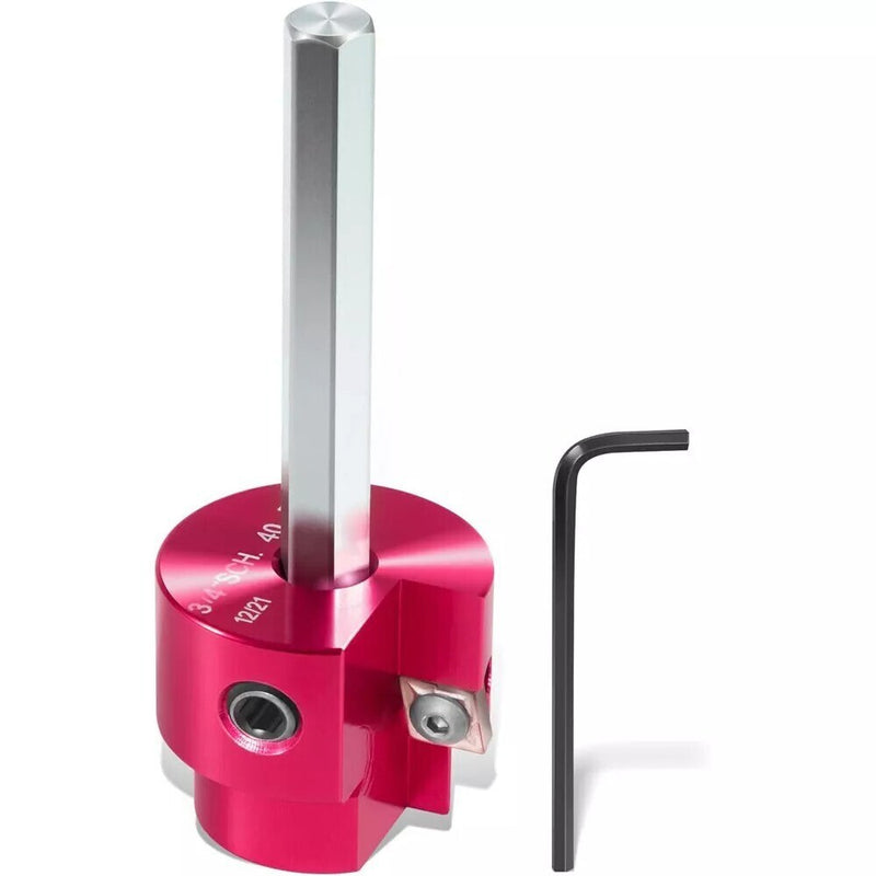 DURAFORCE PPR75 PVC Fitting Saver with 1/4" Hex Shaft 3/4" Head Aluminum PVC Reamer Tool