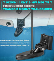 DURAFORCE for Humminbird 710295-1 XNT 9HW MDI 75 T Helix 7/8 Chirp MEGA Transom Transducer