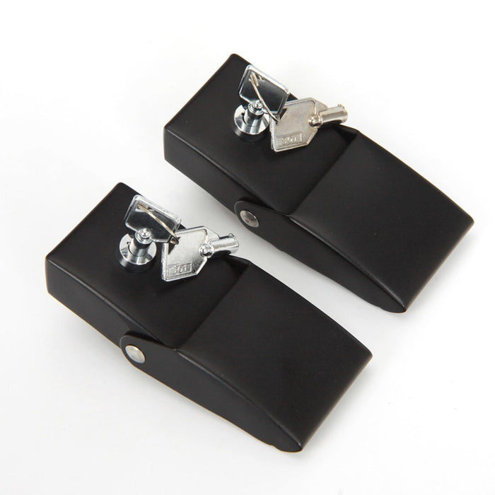 DURAFORCE 2pcs Locking Hood Look Catch Latches Kit for Jeep Wrangler JK JKU 2007-2018