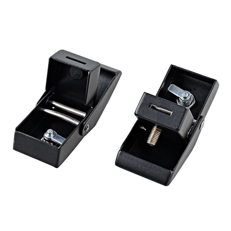 DURAFORCE 2pcs Locking Hood Look Catch Latches Kit for Jeep Wrangler JK JKU 2007-2018