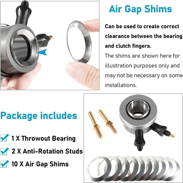 DURAFORCE Hydraulic Throwout Bearing Stock Clutch For GM Chevy V8 Small Block # 910-25610
