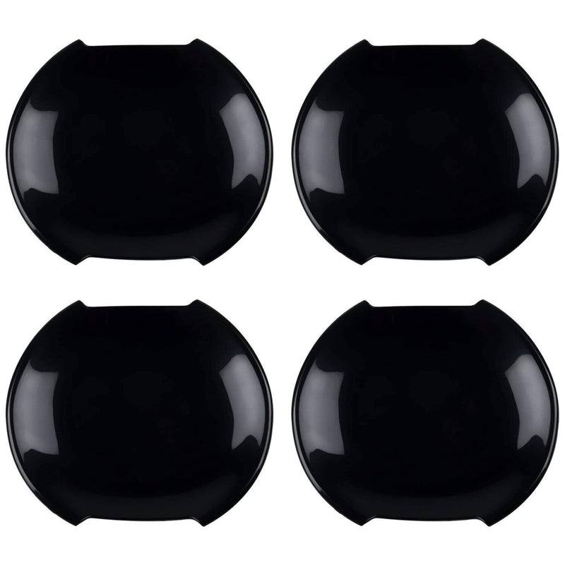 DURAFORCE 4Pcs Black ABS Door Handle Bowl Frame Cover Trim for Jeep Renegade 2015-2022
