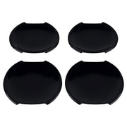 DURAFORCE 4Pcs Black ABS Door Handle Bowl Frame Cover Trim for Jeep Renegade 2015-2022