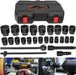 DURAFORCE 27Pcs 3/4-Inch Drive SAE & Metric Impact Socket Set for Trailers Trucks Tractors