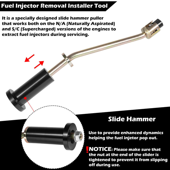 DURAFORCE Fuel Injector Removal Puller Tool 310197 For Jaguar Land Rover Range Rover XK XJ