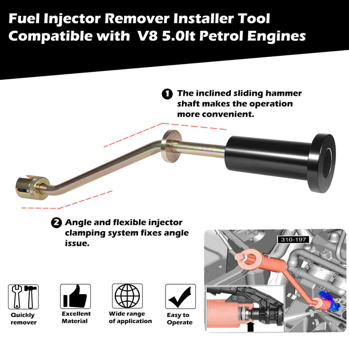 DURAFORCE Fuel Injector Removal Puller Tool 310197 For Jaguar Land Rover Range Rover XK XJ