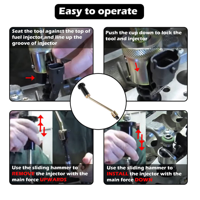 DURAFORCE Fuel Injector Removal Puller Tool 310197 For Jaguar Land Rover Range Rover XK XJ