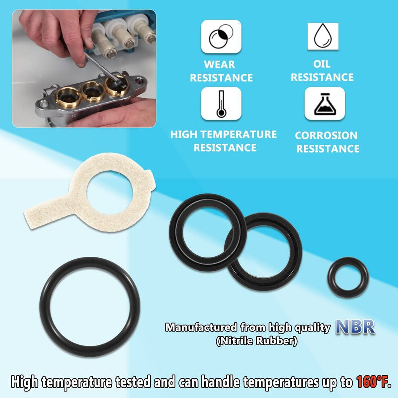 DURAFORCE 30623 Seal Kit for Cat Pump Models 30 31 34 35 310 310S 310W 340 340S 340W 350