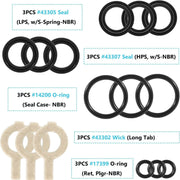 DURAFORCE 30623 Seal Kit for Cat Pump Models 30 31 34 35 310 310S 310W 340 340S 340W 350