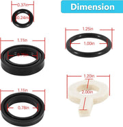 DURAFORCE 30623 Seal Kit for Cat Pump Models 30 31 34 35 310 310S 310W 340 340S 340W 350