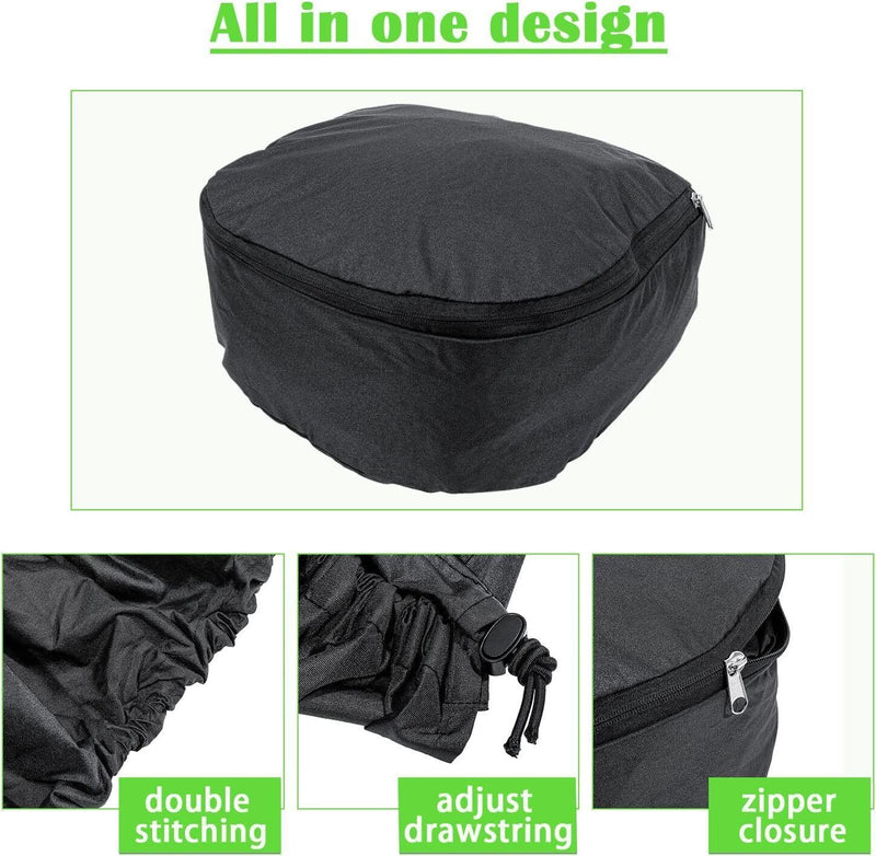DURAFORCE LP93647 Riding Lawn Mower Cover For John Deere X300-X700 Series Tractors