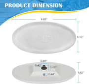 DURAFORCE For 2008-current Jacuzzi J-200 Series Hot Tub 2472-828 J-200 Snap In Spa Pillow