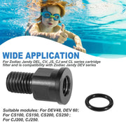 DURAFORCE R0557100 Pressure Gauge Adapter For Jandy Zodiac CJ CS Series Filter CJ250 CS250