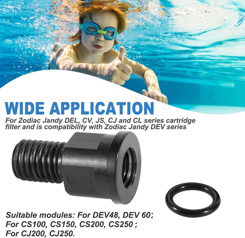 DURAFORCE R0557100 Pressure Gauge Adapter For Jandy Zodiac CJ CS Series Filter CJ250 CS250