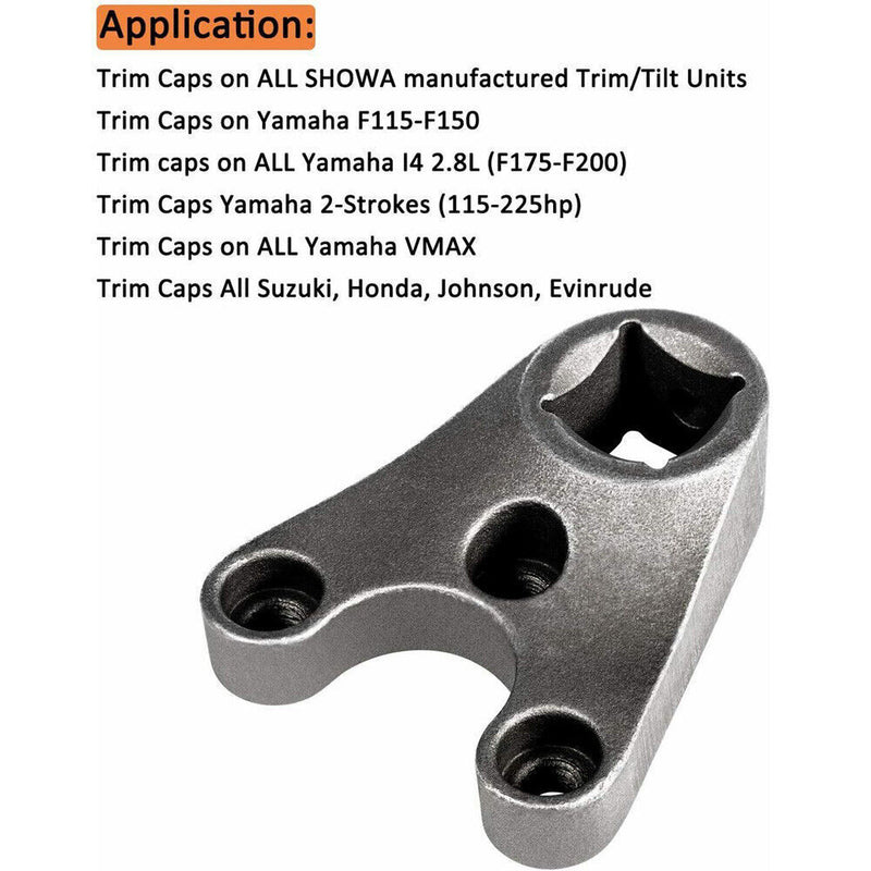 DURAFORCE 115225FS Seal Kit & Trim/Tilt Pin Wrench MT0006-32mm x 4mm For Yamaha