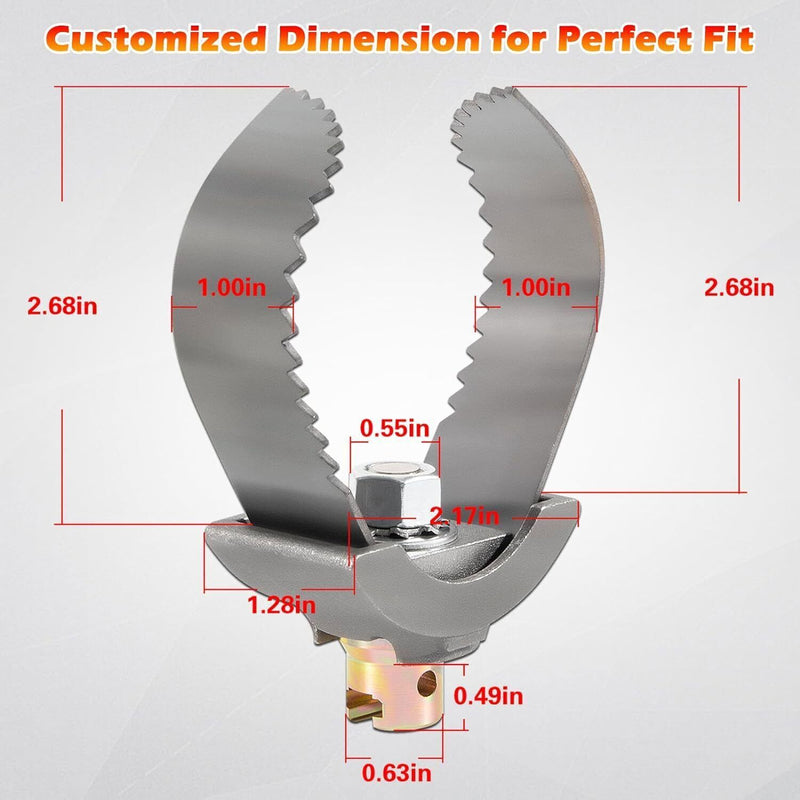 DURAFORCE For Sewer Auger Drain Cleaner 3" Ridgid Style 52822 T-232 H-D "C" Double Cutter