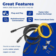 DURAFORCE for Garmin NMEA 2000 (N2K) Basic Marine Complete Starter Kit 010-11442-00