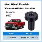 DURAFORCE 6697 Axle Shaft Vacuum Oil Seal Installer Tool For Ford 2005-2020 F-250 F-350