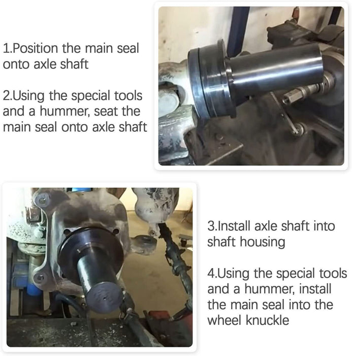 DURAFORCE 6697 Axle Shaft Vacuum Oil Seal Installer Tool For Ford 2005-2020 F-250 F-350