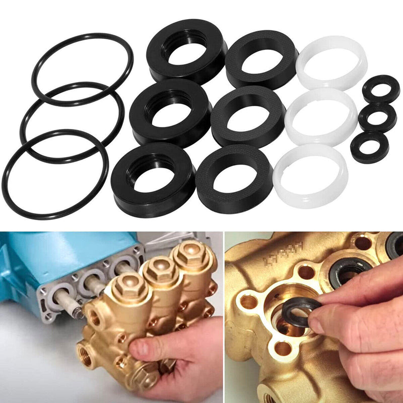 DURAFORCE 34262 Seal Kit for CAT Pumps 66DX 6DX Pressure Washer Pump 66DX30G1I 6DX40G1I