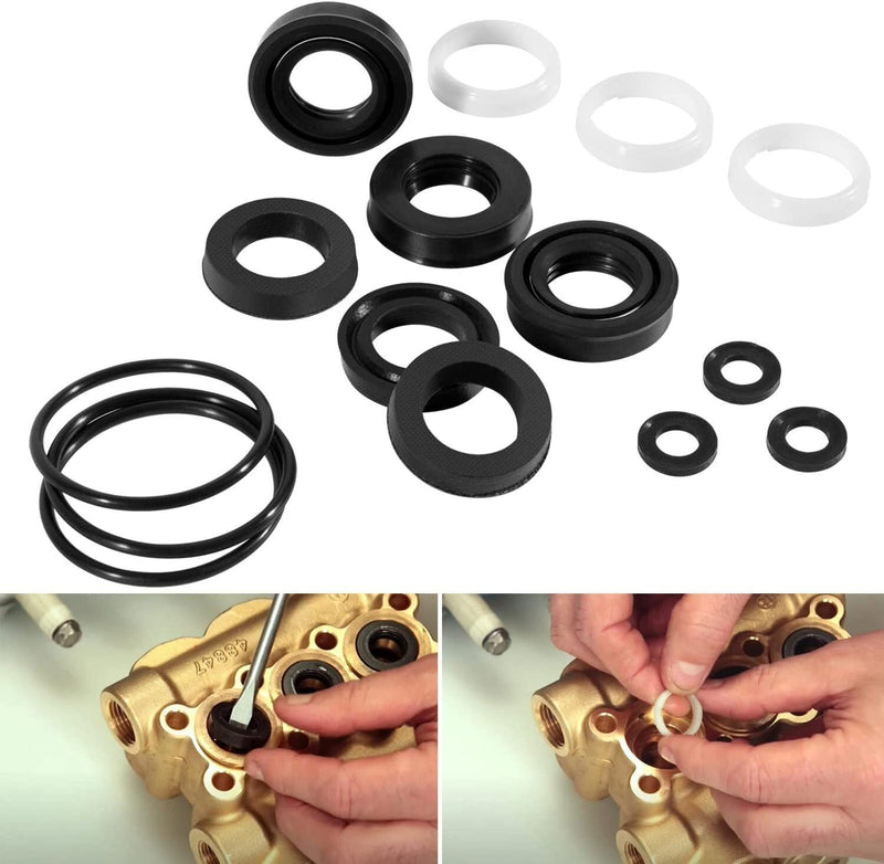 DURAFORCE 34262 Seal Kit for CAT Pumps 66DX 6DX Pressure Washer Pump 66DX30G1I 6DX40G1I