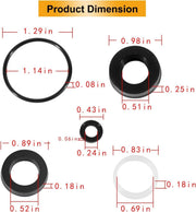 DURAFORCE 34262 Seal Kit for CAT Pumps 66DX 6DX Pressure Washer Pump 66DX30G1I 6DX40G1I