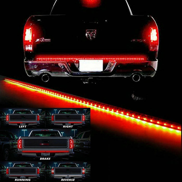 DURAFORCE 60" LED Tailgate Strip Light Bar Reverse Brake Turn Signal Light for Car Truck