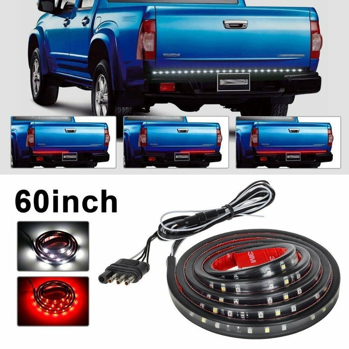 DURAFORCE 60" LED Tailgate Strip Light Bar Reverse Brake Turn Signal Light for Car Truck