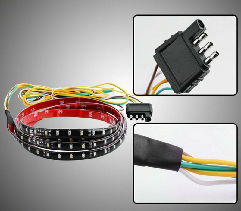 DURAFORCE 60" LED Tailgate Strip Light Bar Reverse Brake Turn Signal Light for Car Truck