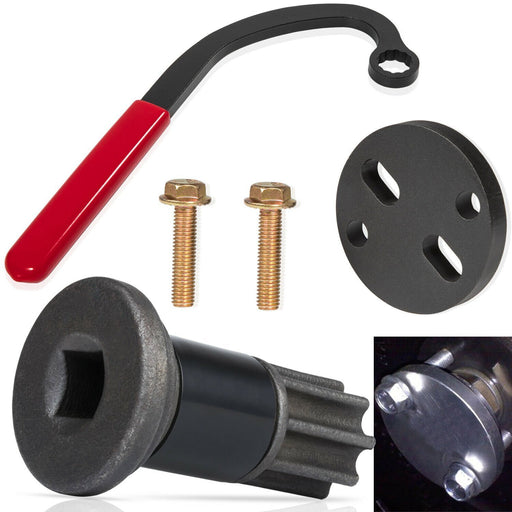 DURAFORCE For Dodge Cummins Engine Barring Tool Injection Pump Gear Puller Lock Nut Wrench