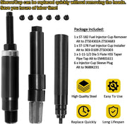 DURAFORCE DT530E DT466E 7.3L Diesel Fuel Injector Sleeve Cup Installer Remover Tool ST-182