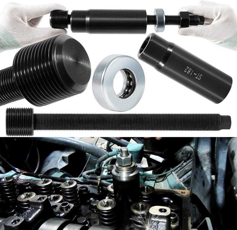 DURAFORCE DT530E DT466E 7.3L Diesel Fuel Injector Sleeve Cup Installer Remover Tool ST-182