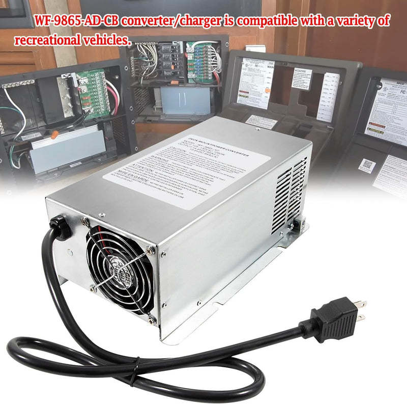 DURAFORCE for WFCO WF-9865-AD-CB 65 Amp DC Auto Detect Deckmount Converter Charger WF-9800