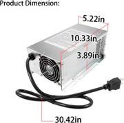 DURAFORCE for WFCO WF-9865-AD-CB 65 Amp DC Auto Detect Deckmount Converter Charger WF-9800