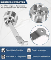DURAFORCE 8511 Billet Aluminum Roller Gas Pedal for 1949-1977 Stock Volkswagen VW Bug Ghia
