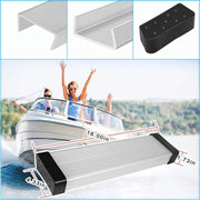 DURAFORCE 2Pcs Aluminum Boat Trailer Round Fender Mount and Step Pad Bolt On Brackets