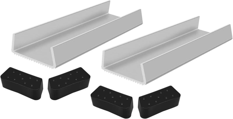 DURAFORCE 2Pcs Aluminum Boat Trailer Round Fender Mount and Step Pad Bolt On Brackets