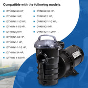 DURAFORCE for Pentair Sta-Rite Dynamo Aboveground Pumps Universal Lid ,Replace Part 354531