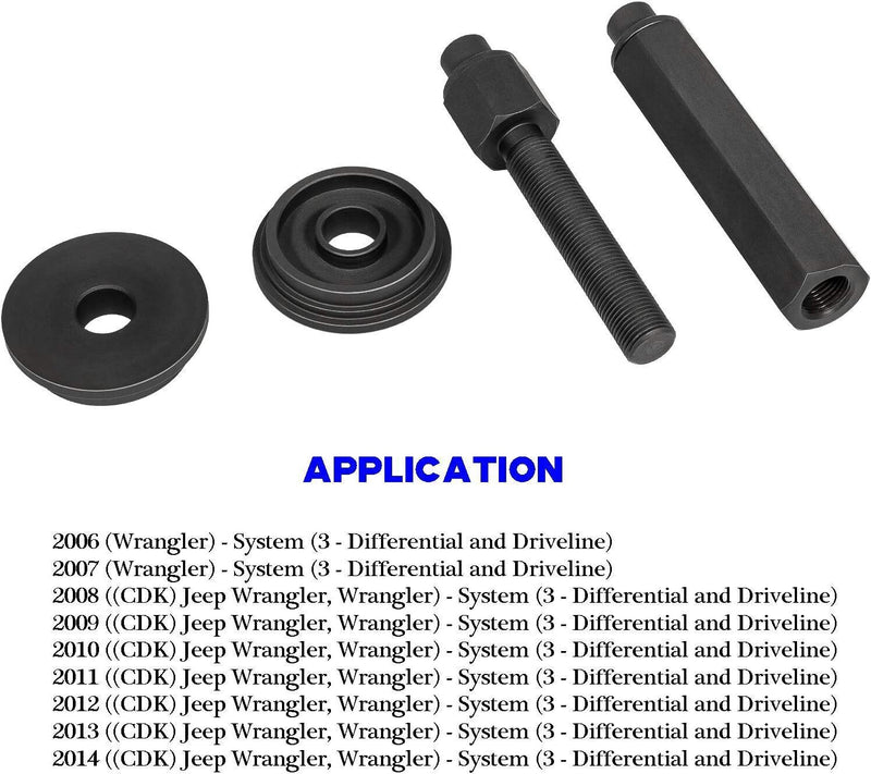 DURAFORCE For Dodge Ram Truck 1500 2500 3500 Inner Axle Shaft Seal Installer Tool Set 8885