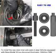 DURAFORCE For Dodge Ram Truck 1500 2500 3500 Inner Axle Shaft Seal Installer Tool Set 8885