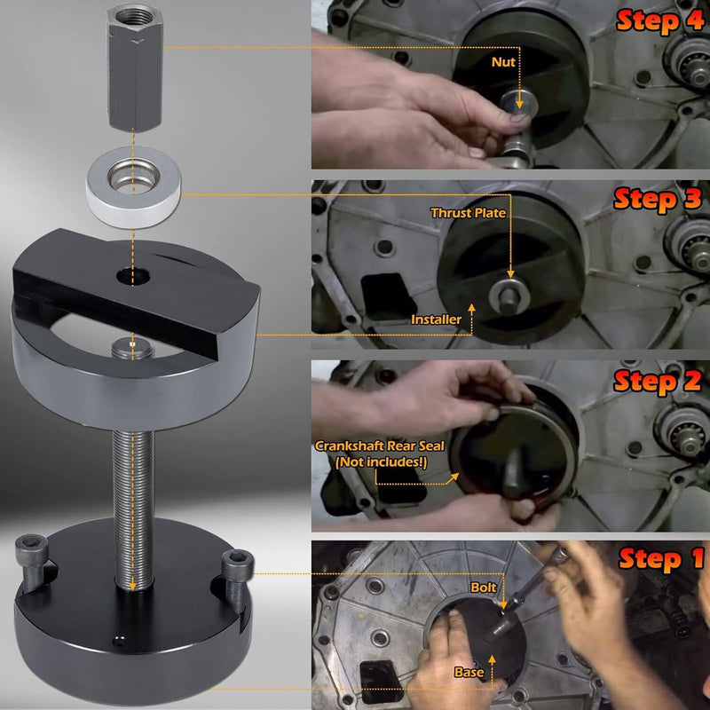 DURAFORCE 303-770 Crankshaft Rear Seal and Wear Ring Installer for Ford 4.5L, 6.0L & 6.4L