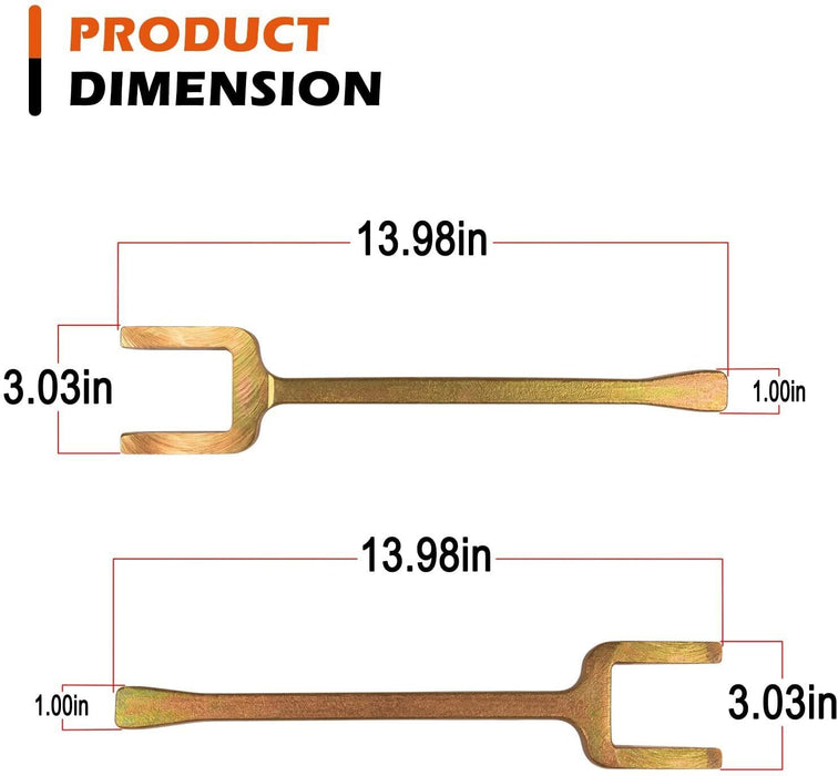 DURAFORCE 12020 Axle Popper Kit Inner CV Axle Removal Tool For Front Wheel Drive Vehicles