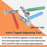 DURAFORCE Valve Tappet Adjusting Wrench Tool Kit For Most Motorcycles ATVs & Small Engine