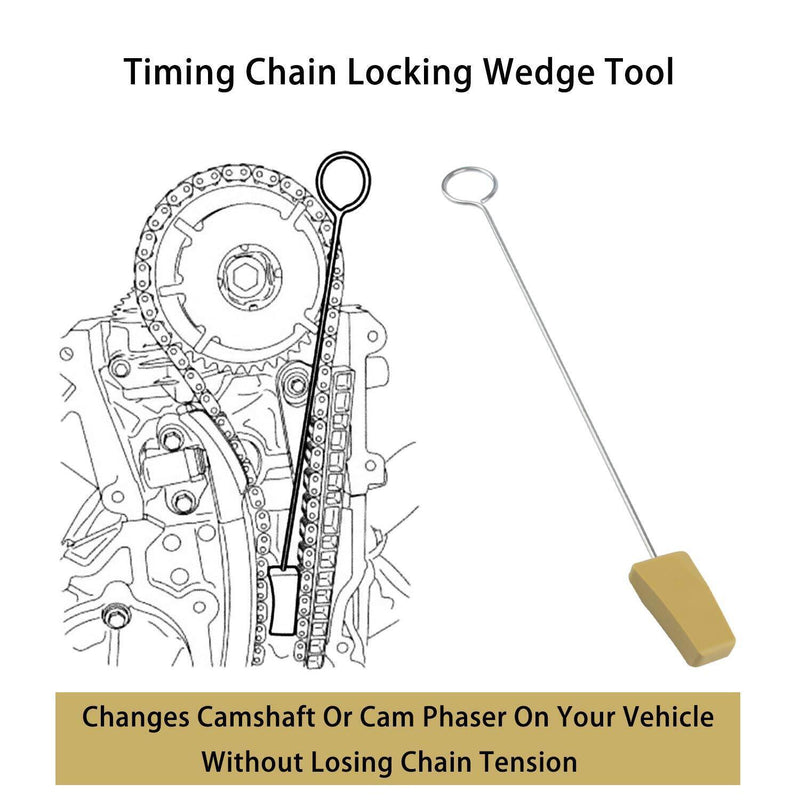 DURAFORCE For Ford 5.4L 4.6L Cam Phaser Lock Out Repair Kit Timing Chain Wedge Tool Set
