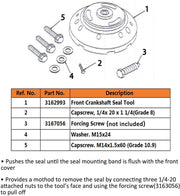 DURAFORCE 3162992 Front Crankshaft Seal Remover & Installer for Cummins ISX QSX Diesel