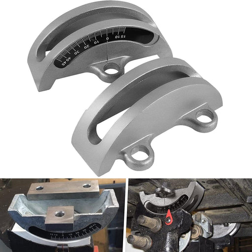 DURAFORCE 14" Bandsaw Trunnions with Degree Scale for Most 14-Inch Wood Band Saws 2Pcs