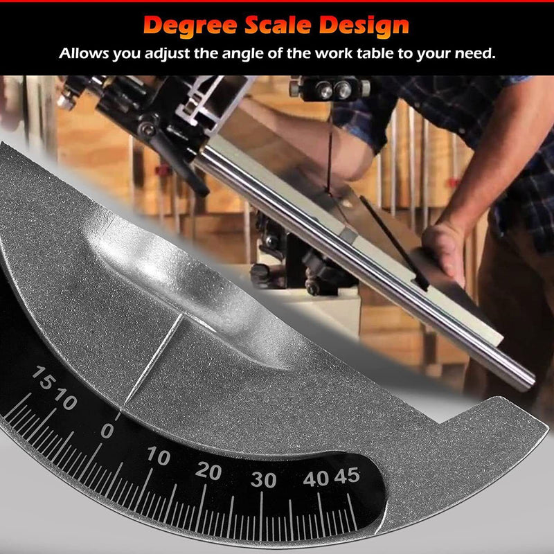 DURAFORCE 14" Bandsaw Trunnions with Degree Scale for Most 14-Inch Wood Band Saws 2Pcs